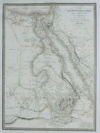 Africa; Red Sea,  Egypt,  Sudan - Lapie - 1829