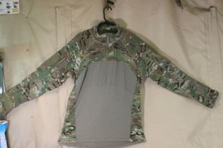 Massif Ocp 1/4 Zip Combat Shirt Military Issue Nu W/out Tags Medium