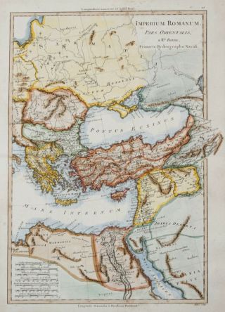 Asia; Turkey,  Cyprus,  Greece,  Black Sea; Nile Delta; M.  Bonne 1787