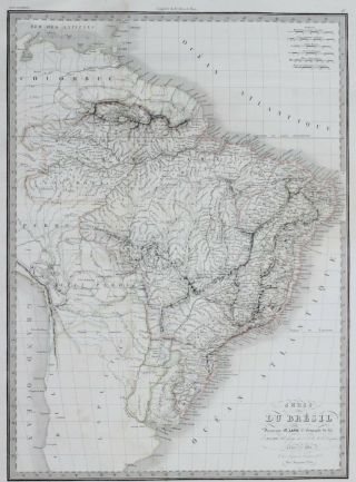 South America; Brazil,  Guyana - Lapie - 1829