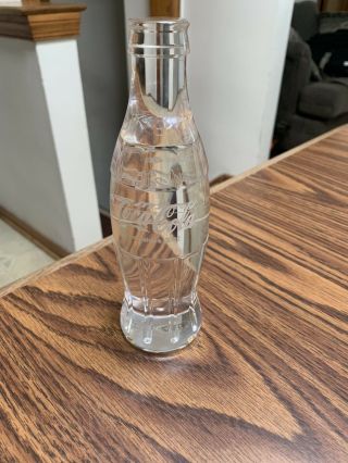 Coca - Cola Cellulite Clear Bottle - Lakeshore 2002 Made In Canada.