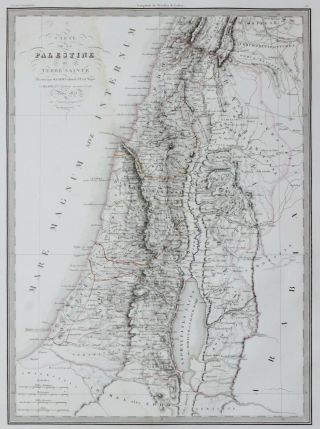 Asia; Palestine,  Israel - Lapie - 1833
