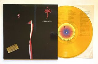 Steely Dan Aja Lp 1977 Yellow Vinyl Very Rare Canada Pressing Abc
