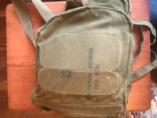 Vintage Us Military Gas Mask M17a1