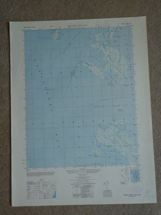 Large 28x22 1949 Topo Map Kedges Strait,  Maryland Smith Island South Marsh