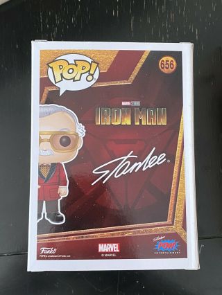 Funko Pop SDCC 2020 Comic Con Marvel Iron Man Stan Lee OFFICIAL STICKER 3