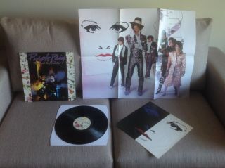 Prince Purple Rain Vinyl 1st Press 84 With Rare Poster