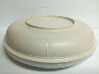 Tupperware Divided Vegetable Relish Snack Serving Tray 1708 - 6 With Lid 1709 - 5