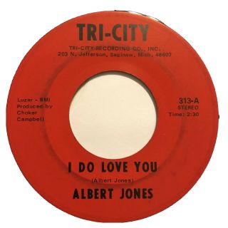 Albert Jones I Do Love You / You Must Be A Blessing 45rpm 1971 Crossover Soul