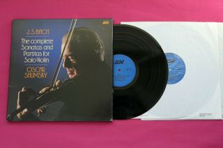 Shumsky - Bach Sonatas And Partitas - 1983 Stereo 3lp Box Set - Asv Alhb 306