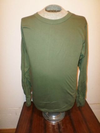 Military Style Od Green Long Sleeve Shirt Size Xx - Large Made In The U.  S.  A