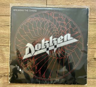 Dokken - Breaking The Chains Vinyl Lp Signed