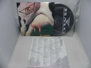 Aerosmith - Get A Grip Rare 1993 Orig Korea Lp W/insert