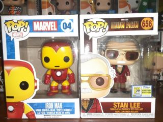 Funko Pop Sdcc 2020 Comic Con Marvel Iron Man Stan Lee Official Sticker