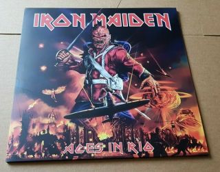 Iron Maiden - Aces In Rio - 2 X Lp - - Yelow Vinyl