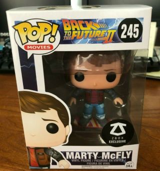 Marty Mcfly On Hoverboard - Funko Pop - Zbox Exclusive