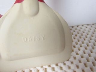 VINTAGE DAISY BUTTER CHURN PADDLE SCRAPER SPATULA SCHACHT RUBBER RED HANDLE 2