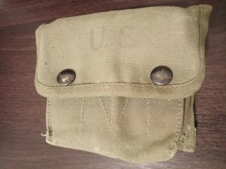 Ww 2 Era Us Military Individual First Aid Kit 1945 Complete Marked 05447