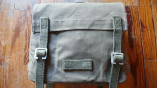 Real German Army 1st First Aid Medic Corpsman Ifak Od Green Bag Pouch 1963