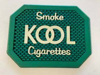 Kool Cigarette Bar Mat Advertising Tobacciana Breweriana Barware Collectible