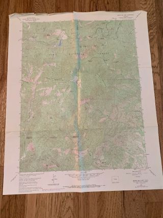 Mount Big Chief Colorado Co Usgs Topographic Map Topo 1961/1969 El Paso County