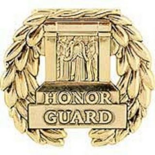 Honor Guard Tomb Of The Unknown Soldier Gold Military Badge Pin