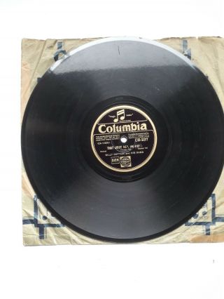 Billy Cotton Band That Lindy Hop/by A Lazy Country Lane 78 Rpm Shellac Record