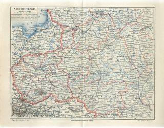 1896 West Russia Poland Warsaw Ukraine Kiev Belarus Minsk Lithuania Map Dated