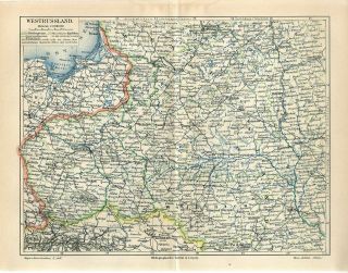 1895 West Russia Poland Warsaw Ukraine Kiev Belarus Minsk Lithuania Vilnius Map