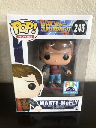 Funko Pop Marty Mcfly Hoverboard 245 Fun Exclusive
