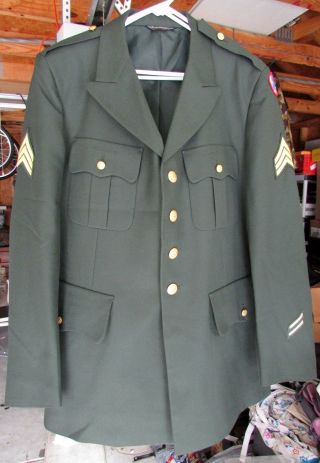 U.  S.  Army E - 5 Uniform Jacket 3rd Sustainment Command Esc - Ft.  Bragg,  Nc
