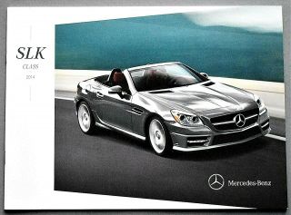 2014 Mercedes Slk Class Brochure 24 Pages 8.  25 " X 11.  25 " 14mbslk