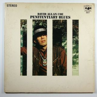David Allan Coe " Penitentiary Blues " Outlaw Country Lp Sss Promo