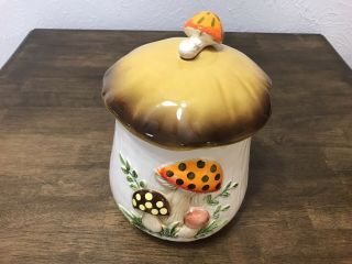 One Sears Merry Mushroom Flour Canister With Lid