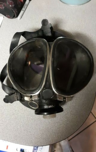 Vintage Acme Full Vision Gas Mask Military