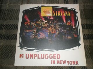 Nirvana Unplugged In York Rare White Vinyl 1994
