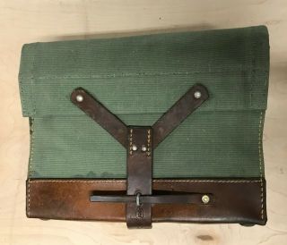 Vintage Swiss Army Military Ammo Bag Bicycle Pannier