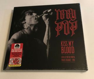 Iggy Pop Kiss My Blood - 3lp/dvd Box Set On Splatter Vinyl - Rsd 2020 New/sealed