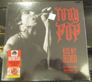 Iggy Pop Kiss My Blood 3 Lp Box Set Rsd 2020 8/29 Record Color Vinyl