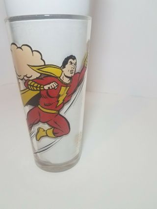 Vintage Pepsi Collector Series Drinking Glass Dc Comics Shazam - 1978 Hero
