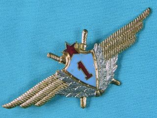 Vintage Soviet Russian Russia Ussr Military Qualification Badge Pin Wings