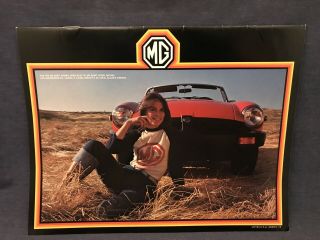 1978 Mg Brochure Sales Ad Mgb British Leyland Motors Convertible Model Hot Air