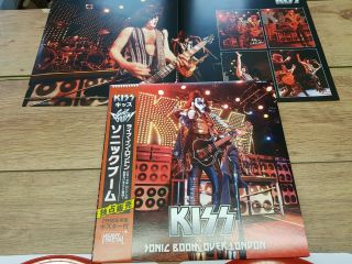 Kiss - Sonic Boom Over London - Great 2lp Red Vinyls 2010,  G/f,  Obi