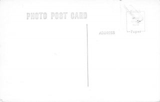 Vintage RPPC Postcard Cast Away Island Birchwood Wisconsin aerial real photo 2