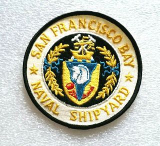 Us Navy Shipyard Patch 4 ",  San Francisco Bay,  Joint Mare Island / Hunters Point