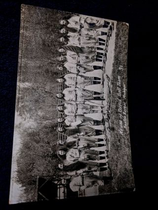Rppc House Of David Baseball Team? Group Photo Vintage