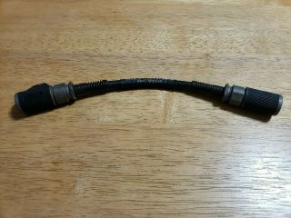 Military 10 " Dogbone Cable W/ 6 - Pin Connectors Sincgars Rt - A 80063 - A3167702 - 2