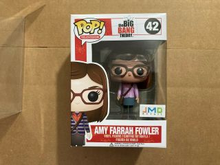 Funko Pop The Big Bang Theory 42 Jmd Retail Exclusive Amy Farrah Fowler Softcase