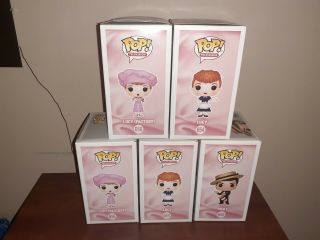 Funko POP Television I LOVE LUCY Complete Set of 5 Target B&N Exclusives Ricky 2