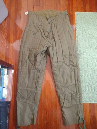 Russain Military Winter Warm Pants Trousers Soviet Army Ussr